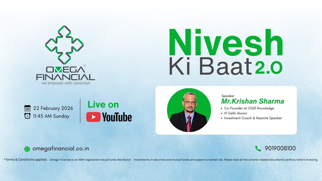 Nivesh Ki Baat 2.O 2026 | Mr. Krishan Sharma in Bhilai | Investor's Meet | Omega Financial