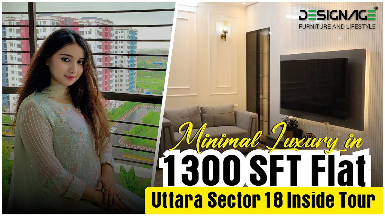 আধুনিকতার ছোঁয়ায় মিনিমাল ডিজাইন-Uttara Sector 18 flat tour – ১৩০০ স্কয়ার ফিটের স্টাইলিশ হোম