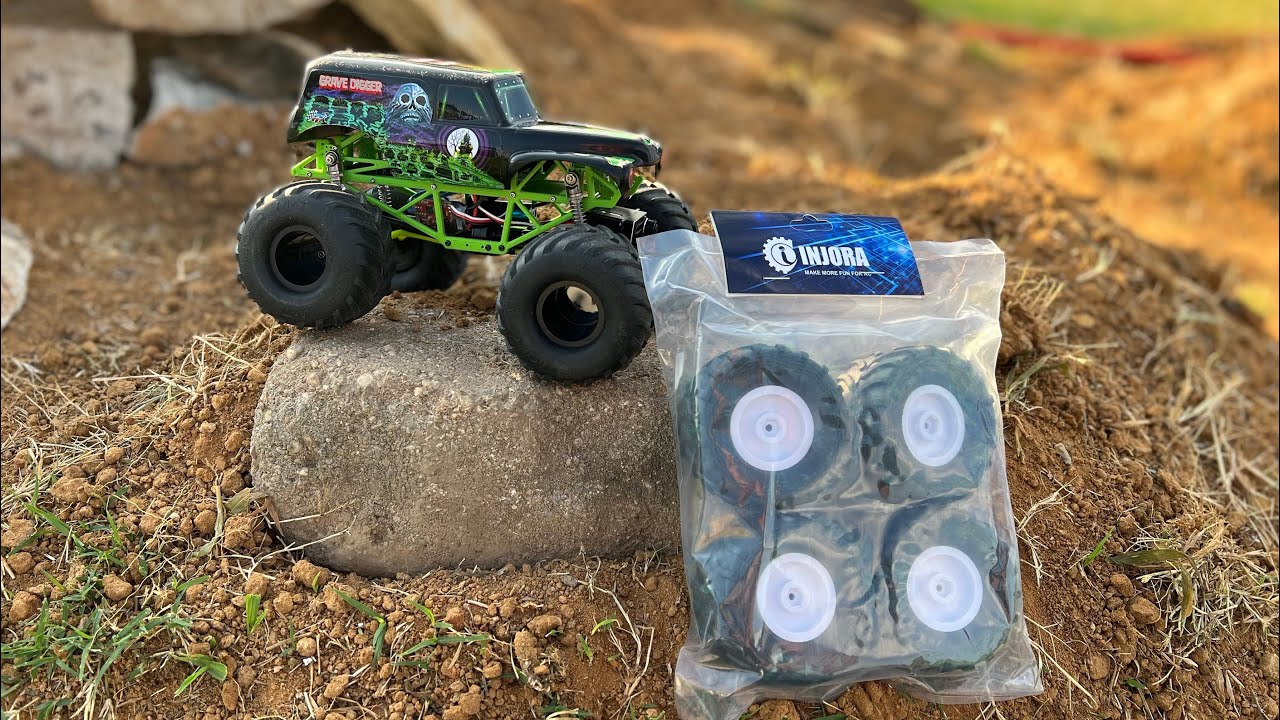 Шины Injora 1.0 Monster Truck! Сравнение MofoRC и первый запуск