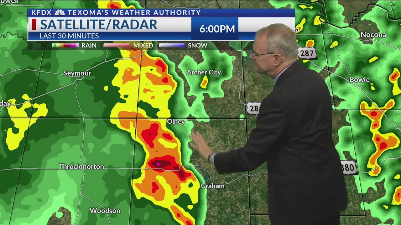 Weather update on KFDX 3 News at 6 p.m.