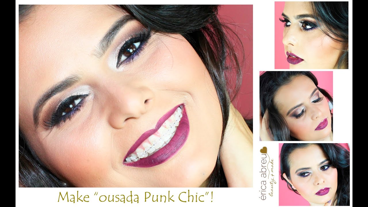 Make ousada 'Punk Chic'