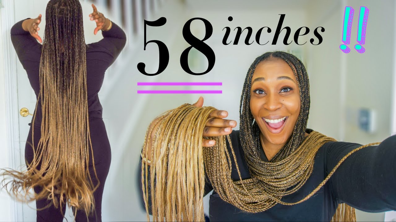 DIY OMBRE KNOTLESS BRAIDS: Knee Length, Blonde + Beginner Friendly!