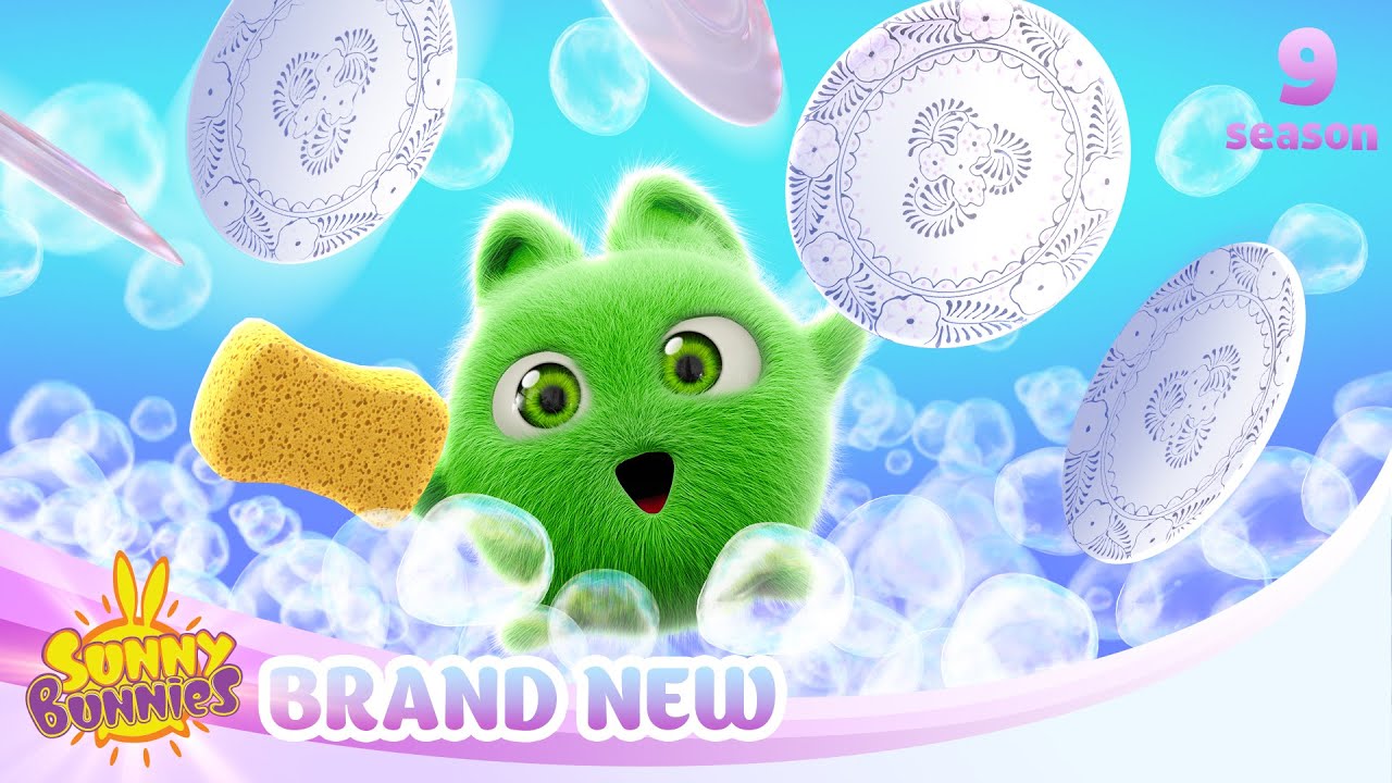 Dishwashing Challenge - SUNNY BUNNIES | BRAND NEW EPISODE | Season 9 | Cartoons for Kids