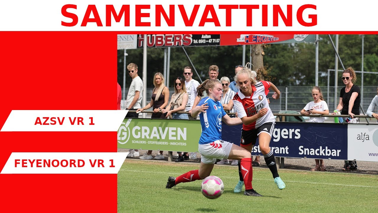 Samenvatting AZSV VR1 vs Feyenoord VR1 (30-07-2022)