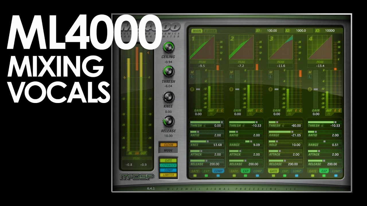 Mixing a Vocal Using Only the ML4000 Mastering Limiter