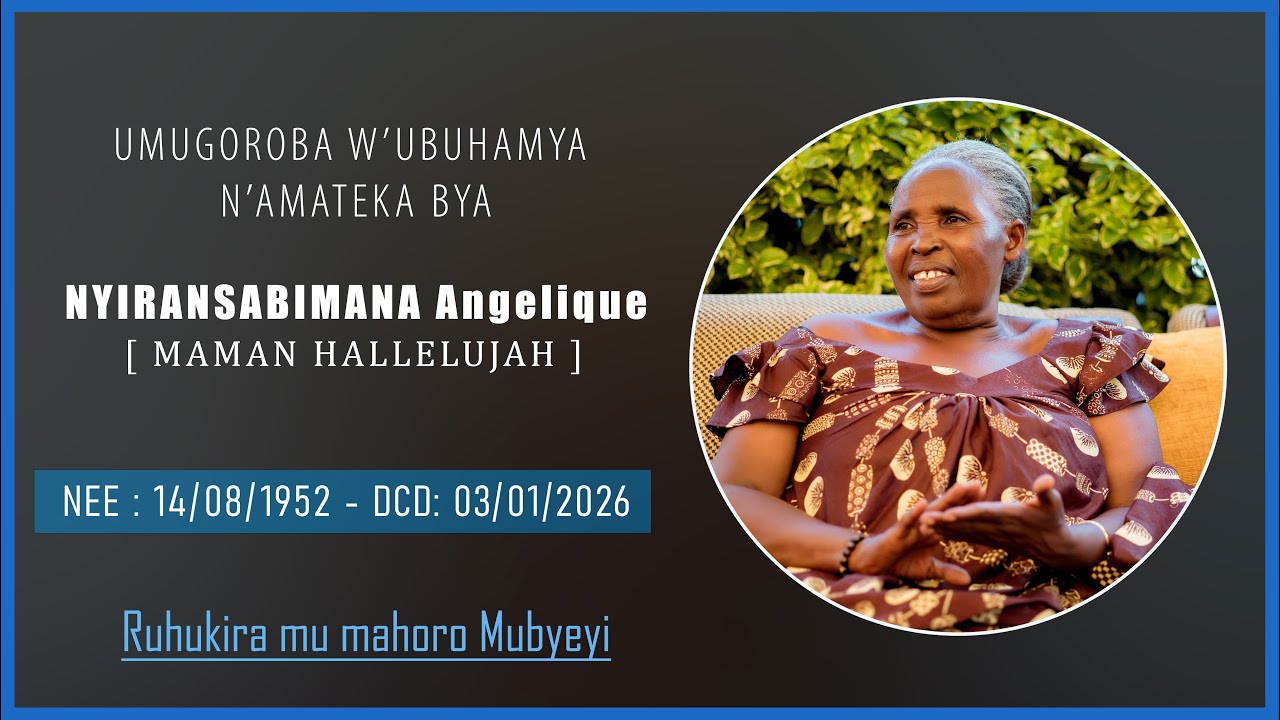 Umugoroba w'ubuhamya n'amateka bya Nyiransabimana Angelique ( Maman Hallelujah )