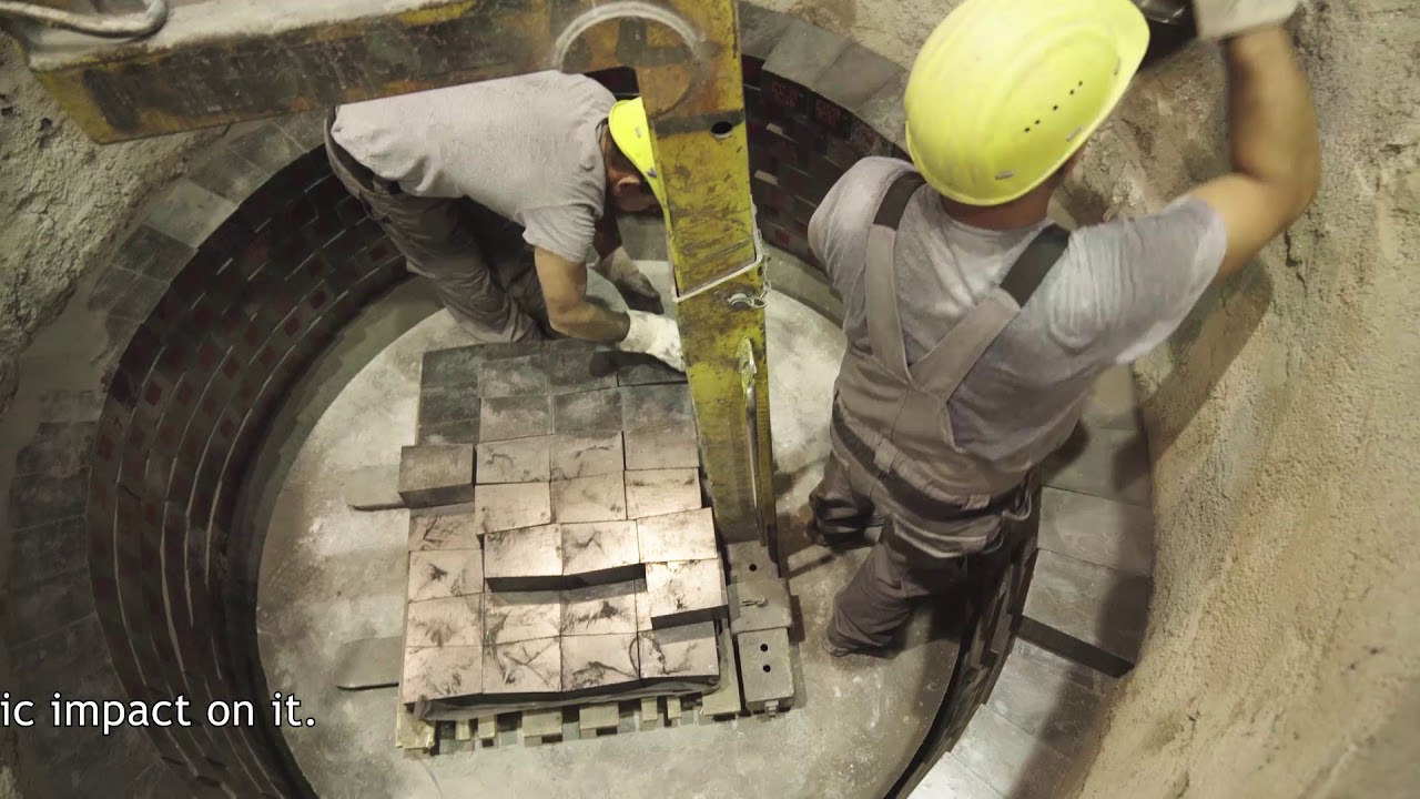 SEVEN REFRACTORIES STEEL LADLE VIDEO