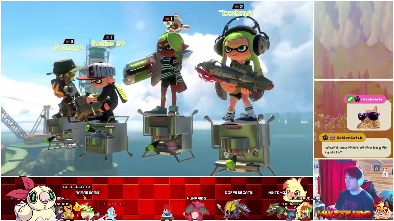 Splatoon 3 Anarchy Session with Dynamo, plus some Sammy Run