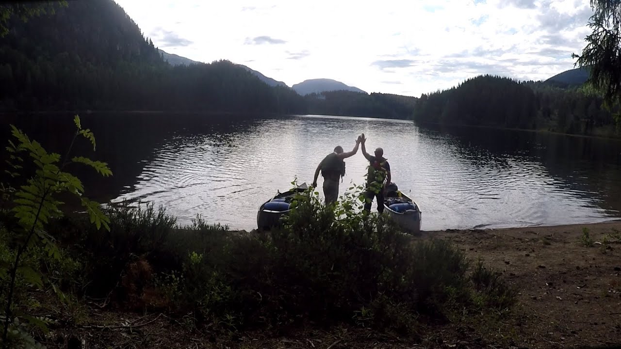 One week canoe trip at Bandak (Norway)