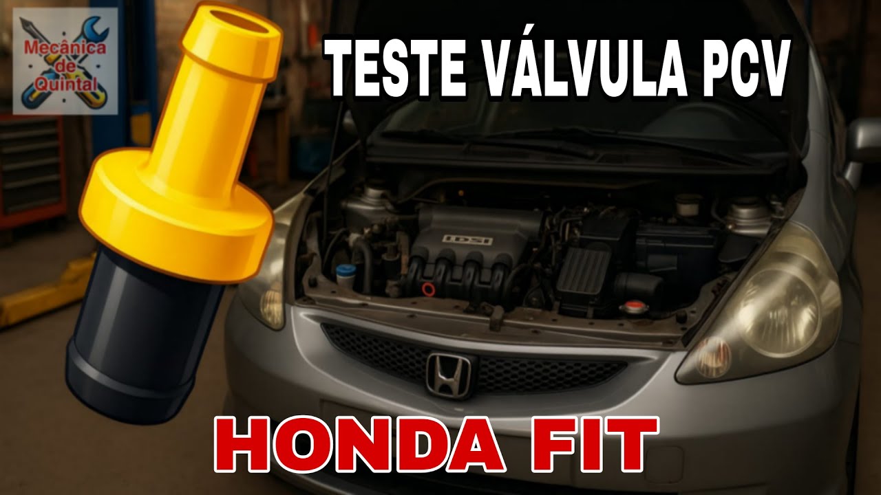 TESTE VÁLVULA PCV HONDA FIT 2004 A 2008