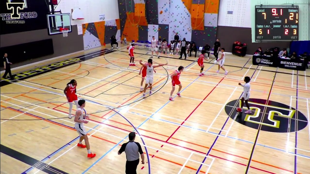 RSEQ Basketball masculin 🏀  Vanier @ Thetford [2026-02-06]