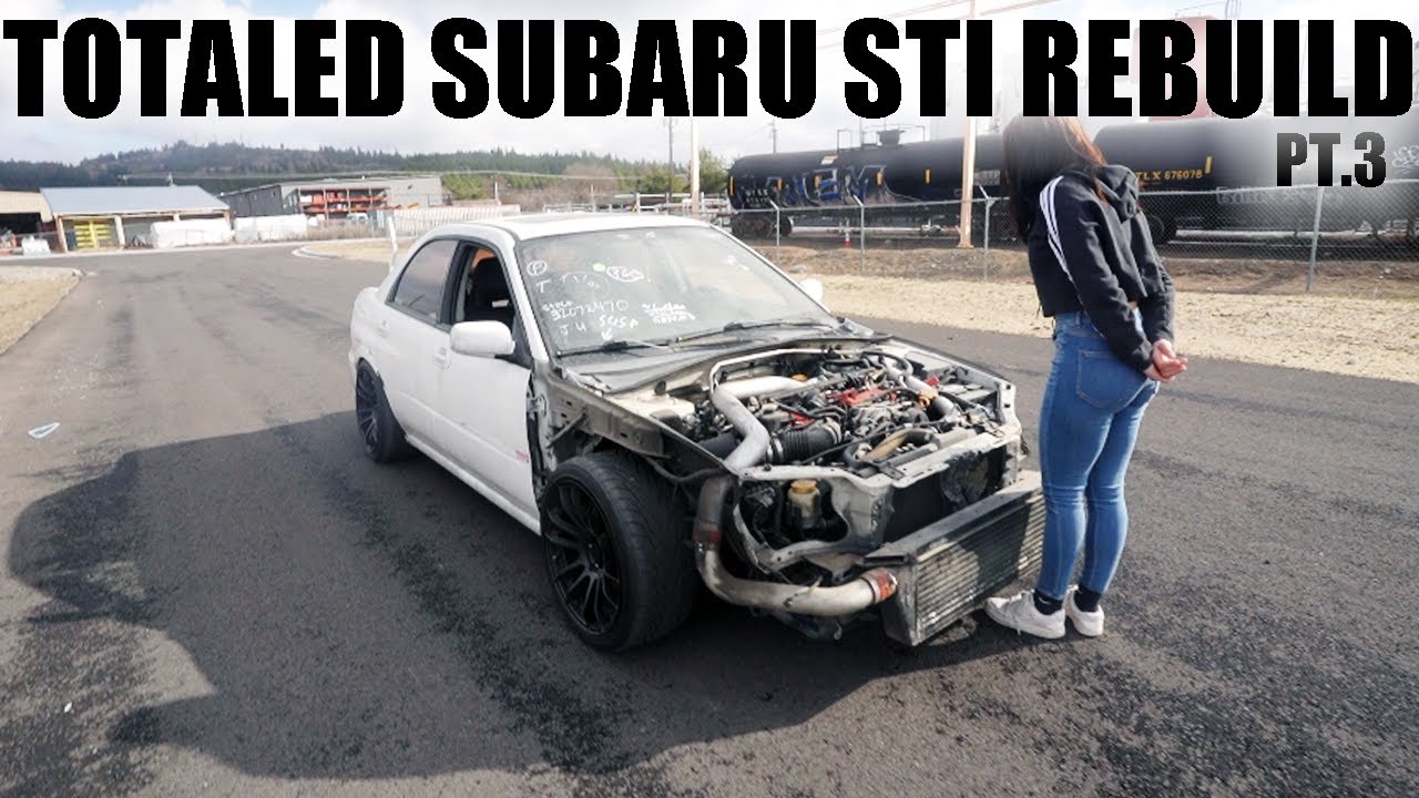 First Drive in the WRECKED STi!