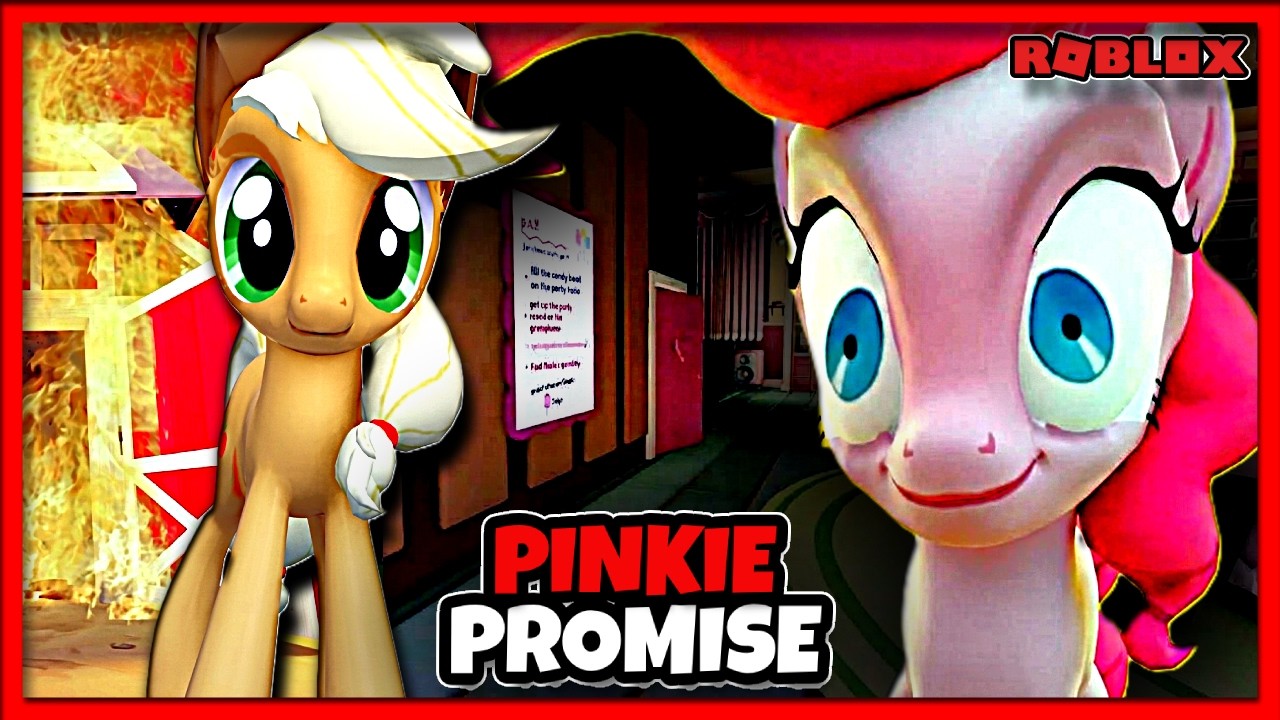 PINKIE PROMISE [ ХОРРОР ] : Не нарушай обещание! | Roblox | Прохождение без комментариев