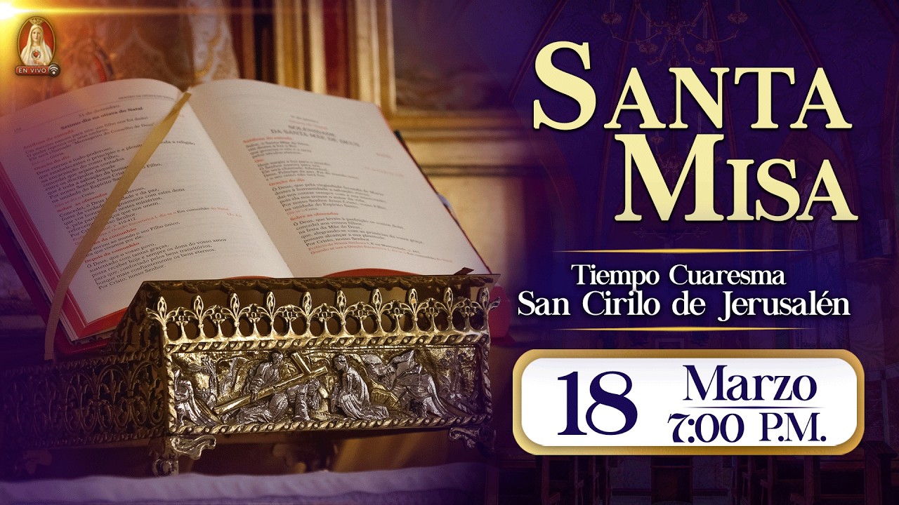 Santa Misa en Caballeros de la Virgen, 18 de marzo de 2026⚜️ 7:00 p.m