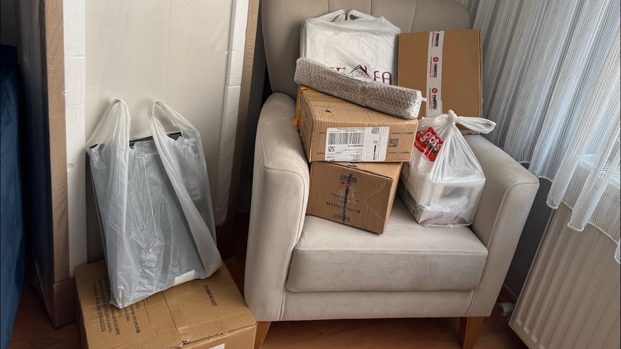 ÇEYİZ ALIŞVERİŞİM 1 🛍️🛒🏡| KARGO AÇILIMI | ÇEYİZİME NELER ALDIM | EMSAN | PAŞABAHÇE | MUDO | NEHİR 