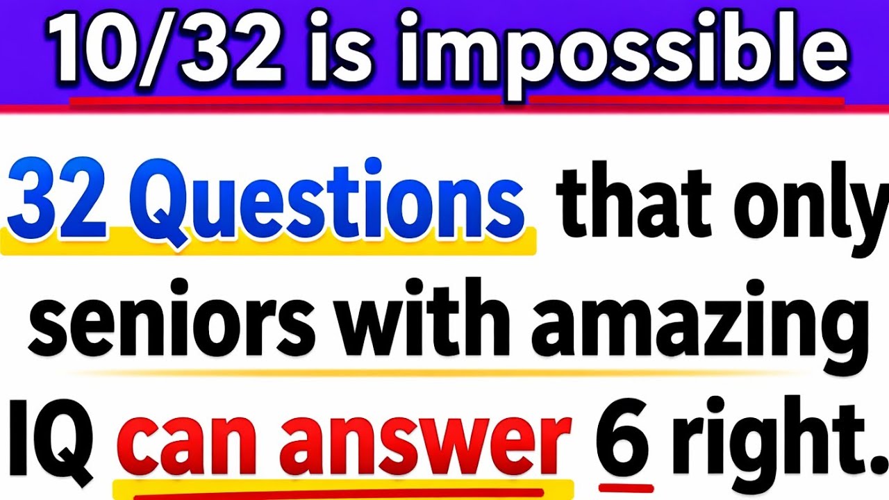 33 Crazy Hard GK Questions to Prove You’re a Trivia Champion