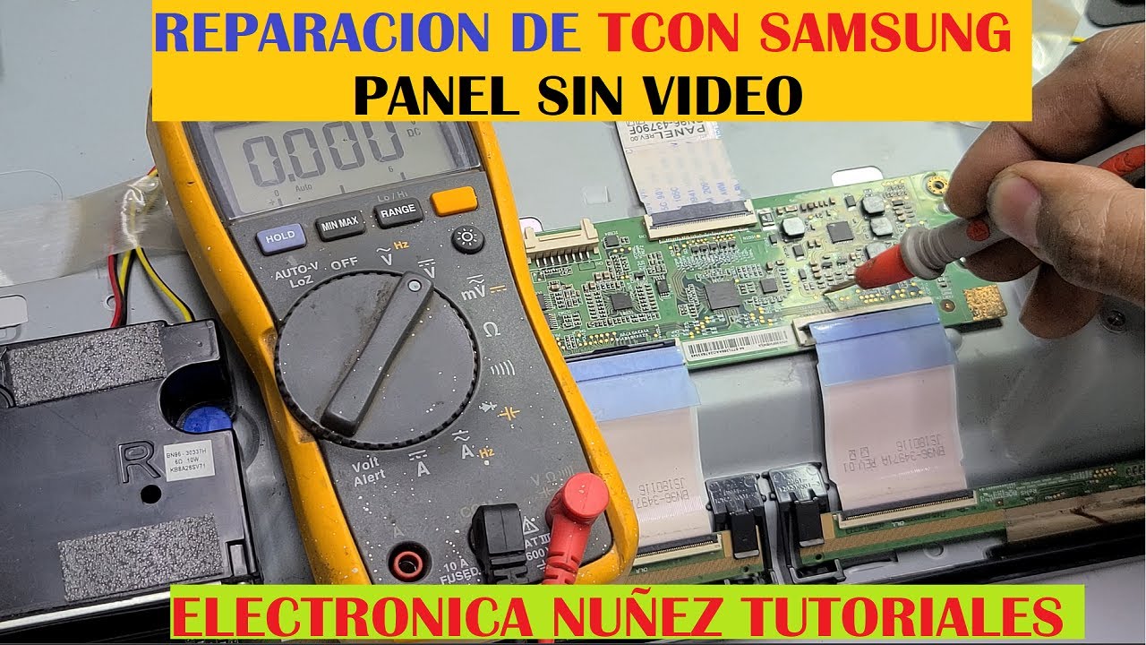 👉 ENCONTRAR CORTO EN TCON SAMSUNG🤯🤯 SMART TV SAMSUNG SIN IMAGEN REPARACION💯  ELECTRONICA NUÑEZ 👍👍