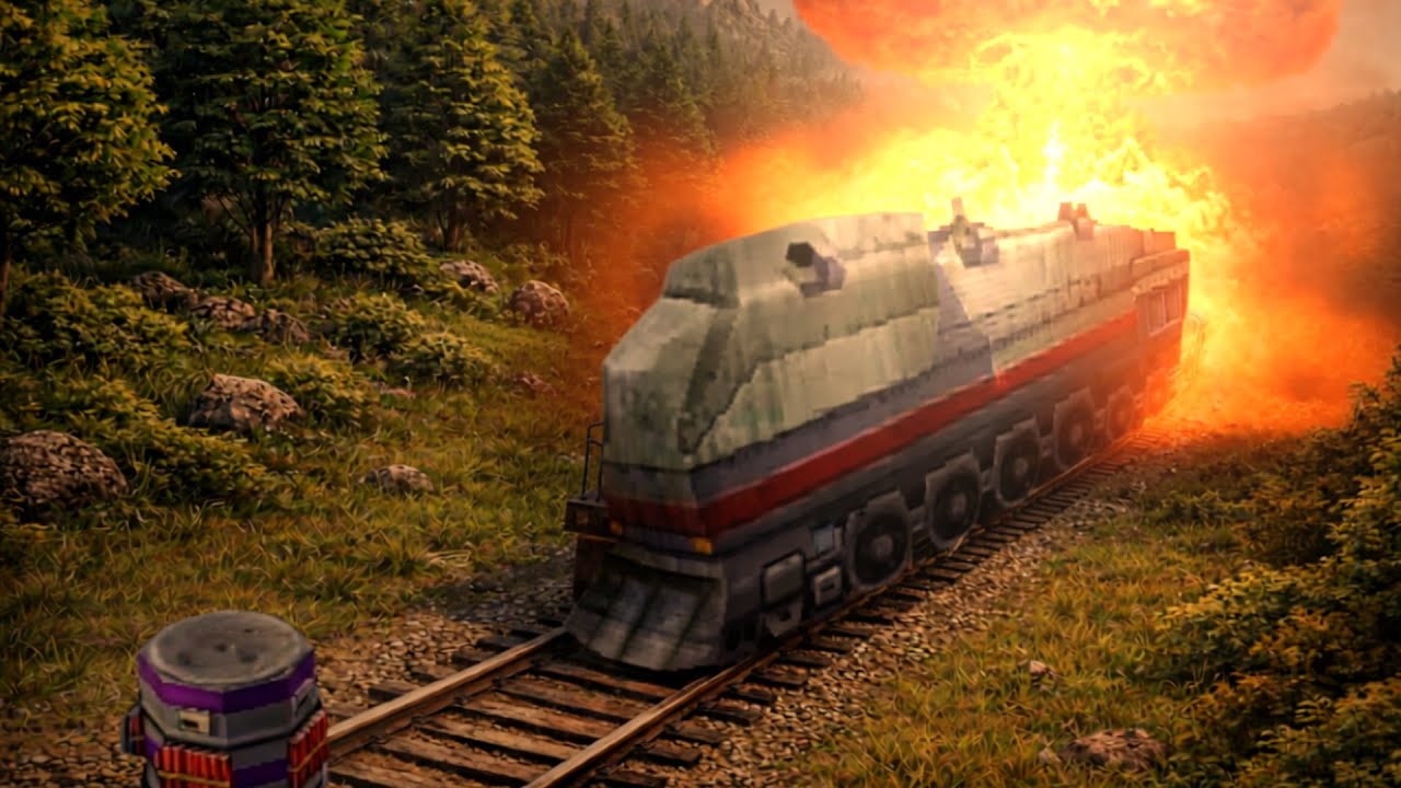 Этот поезд пережил ядерный удар… Но не этот — Command & Conquer Generals