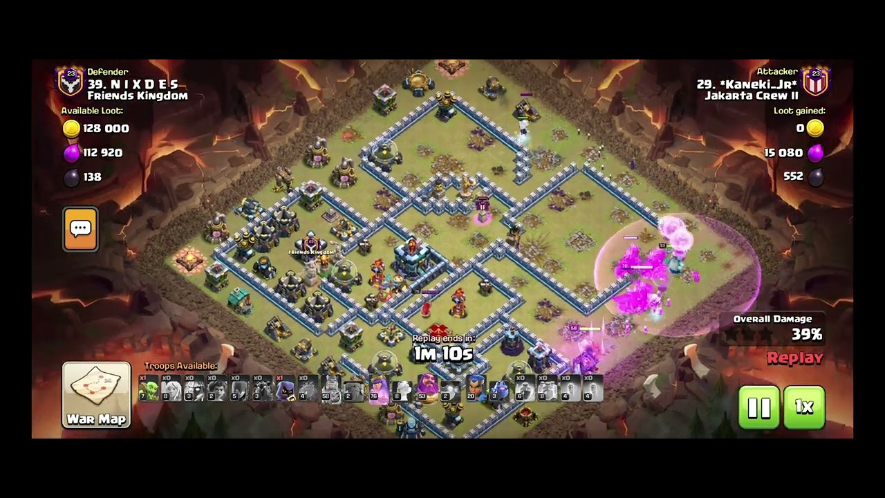 COC War attacks. Unlimitted attack in one video.#clashofclans #coc #gaming #supercell