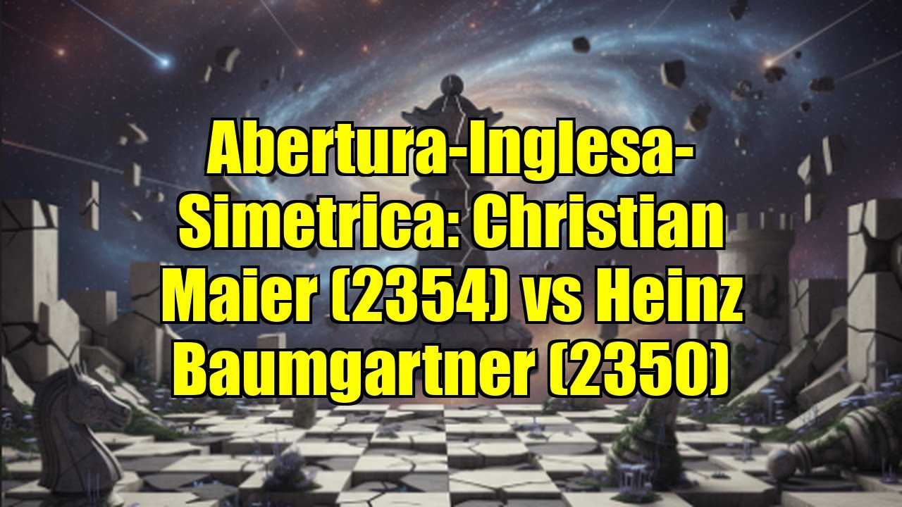 Abertura-Inglesa-Simetrica: Christian Maier (2354) vs Heinz Baumgartner (2350)