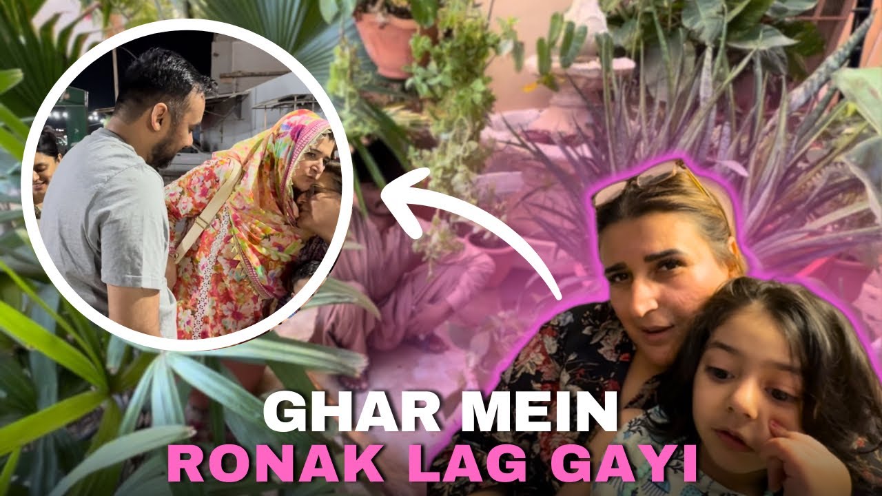 Hyderabad Se Wapas Agaye | Porch Plants Cleaning | Ahmed Wale Mere Ghr Aaye | Zanjabeel Asim Vlogs