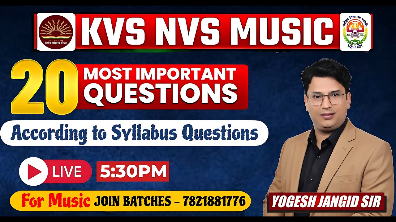 Day 7 - KVS, NVS, EXAM 2026 |  Selection Fixed  By-Yogesh Sir