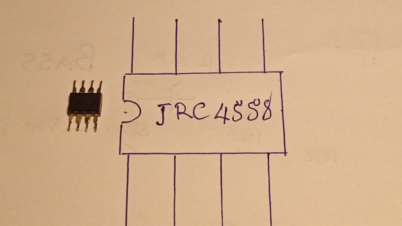 Circuit IC JRC 4558 /pre amplifier#