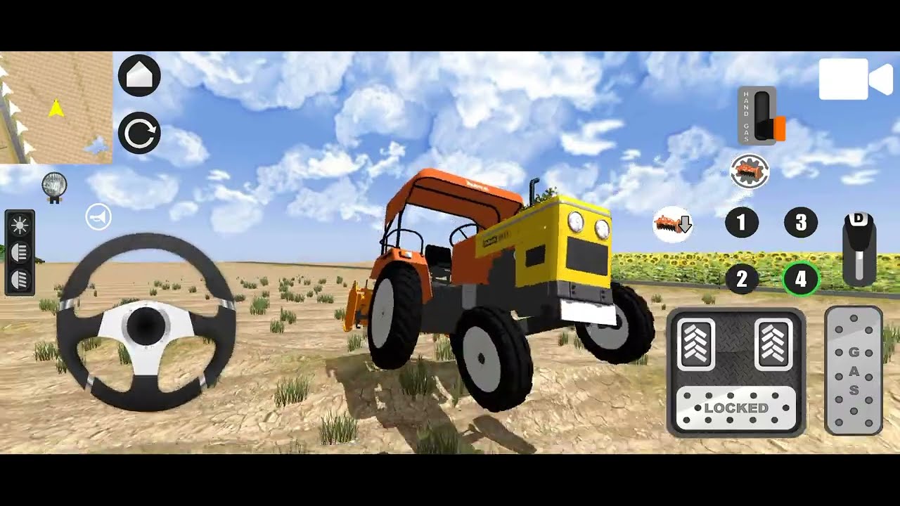 Mini Tractor JCB Game Video | Tractor Trolley Game | Only Games | Only Games Video |