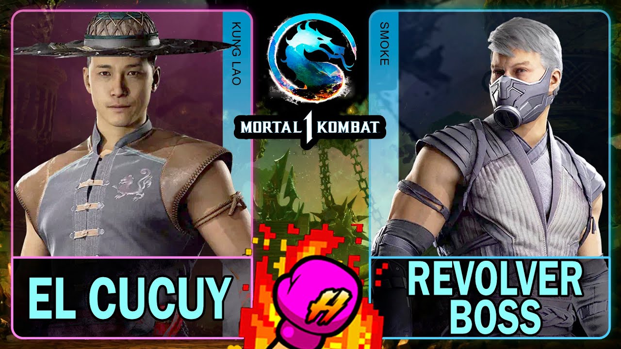 MK1 El Cucuy (KUNG LAO) VS Revolver Boss (SMOKE)🥊Mortal Kombat 1🥊4K 60ᶠᵖˢ