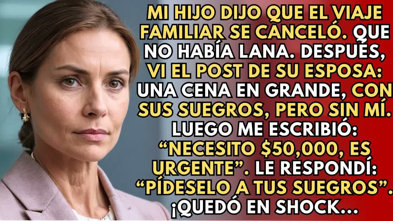 Mi Hijo Mintió Sobre Nuestro Viaje Familiar, Pero Perder $1M Me Dio Libertad y Lujo