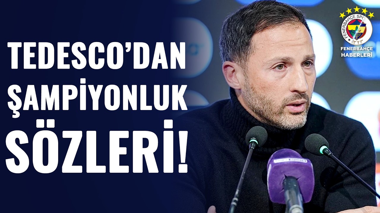 Domenico Tedesco'dan Maç Sonu Açıklamalar! | Trabzonspor 2-3 Fenerbahçe