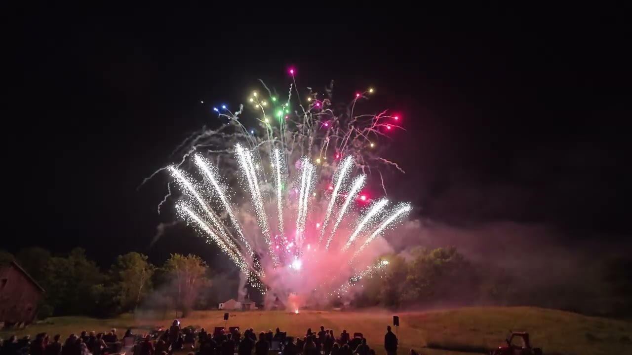 80s themed PyroMusical my friend did for her Family, I was just a grunt in the field and the A/V guy