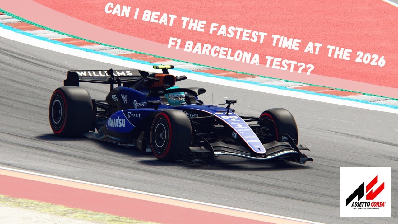 Can I go quicker than the best time in the 2026 F1 Barcelona Test?