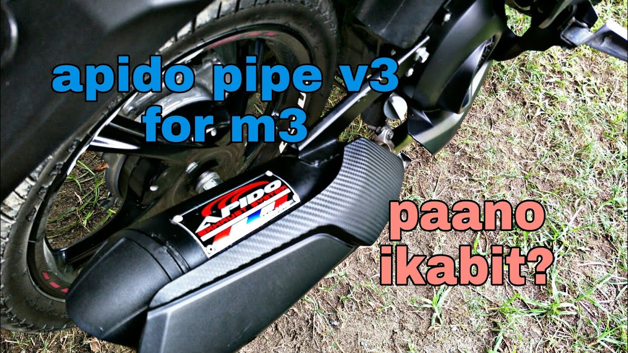 Apido pipe v3 for mio i 125| paano magkabit?