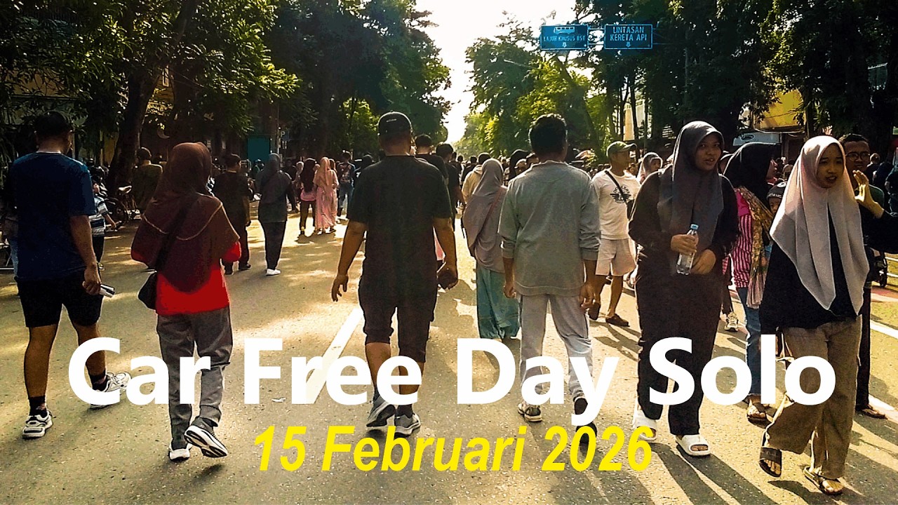 Car Free Day Solo  15 Februari 2026