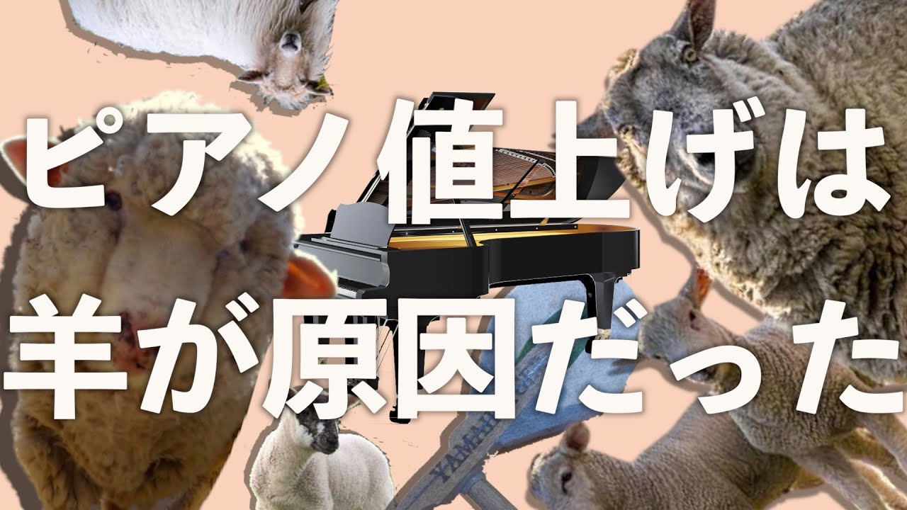 ピアノの値上げと羊の関係。グランドピアノのオーバーホール全部見せます #3