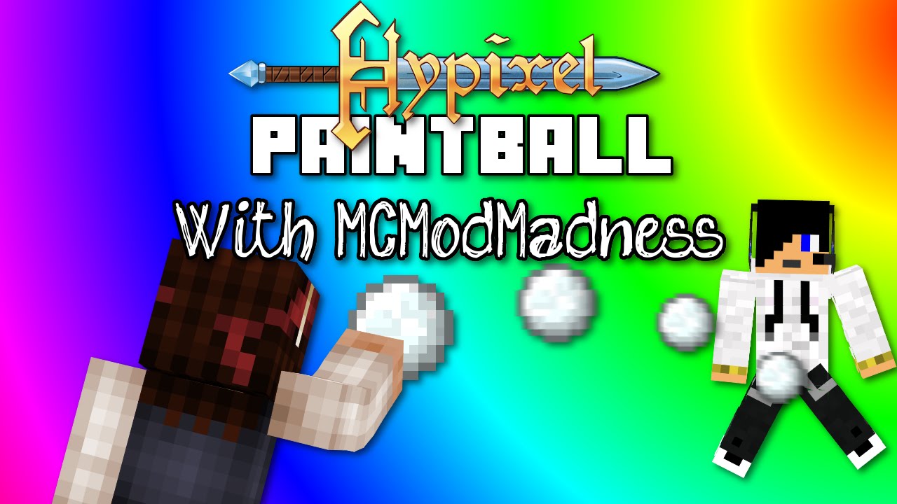 Minecraft | MiniGame Monday | Hypixel Paintball w/ MCModMadness