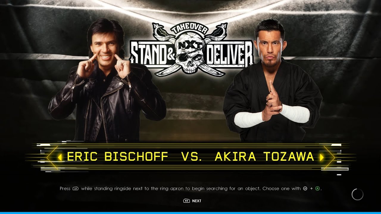 WWE 2K22 PC - Eric Bischoff (nWo 4-Life Edition) VS Akira Tozawa