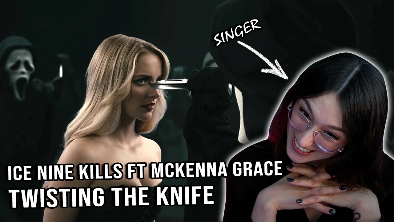 Ghostface Time!!! | Ice Nine Kills ft Mckenna Grace - Twisting The Knife | Singer Reacts |