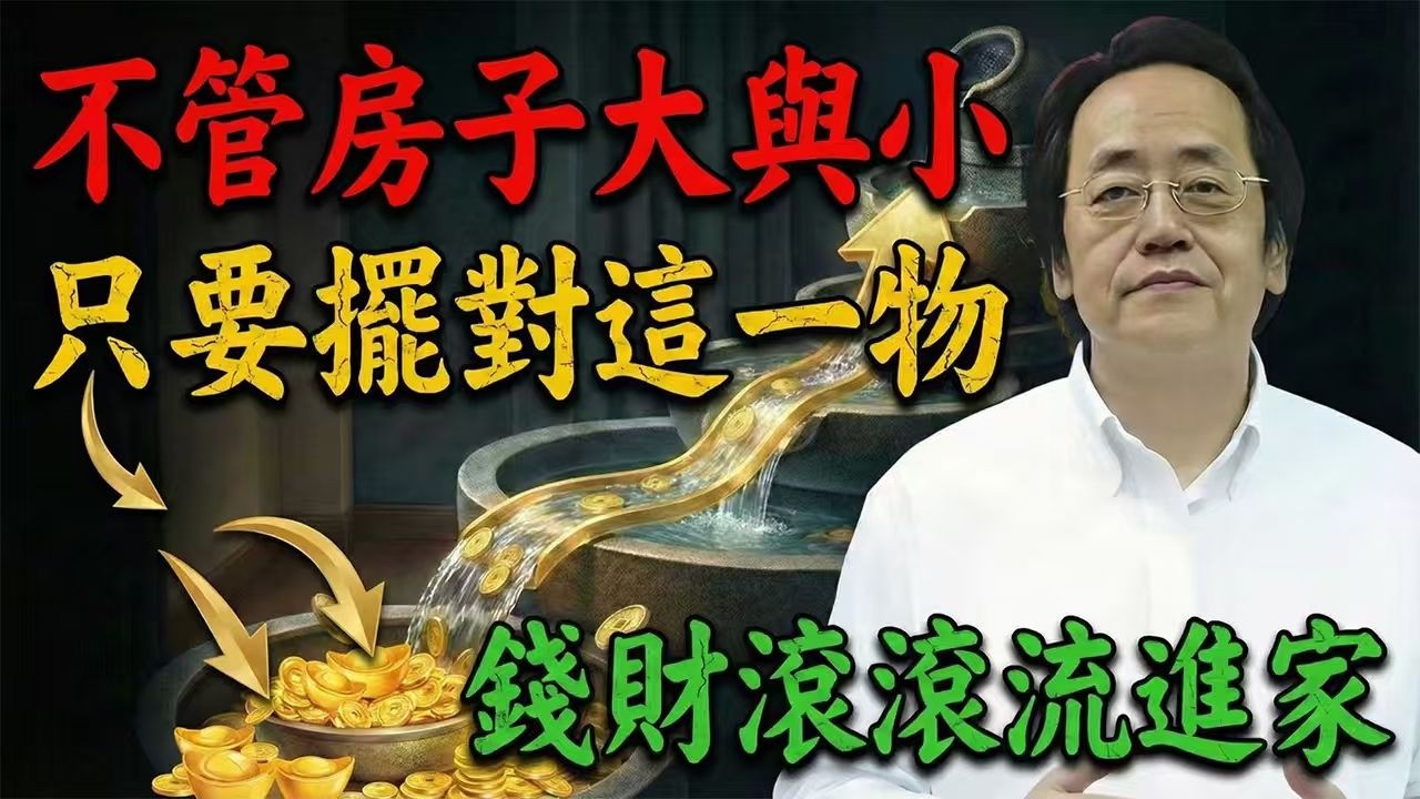 倪海廈：家裡只要擺對“這1物”，比請財神還管用！事業財富風生水起，全家運勢旺盛十年！#倪海廈 #倪海厦 #風水 #聚寶盆 #漏財 #財運 #居家風水 #招財 #破財位