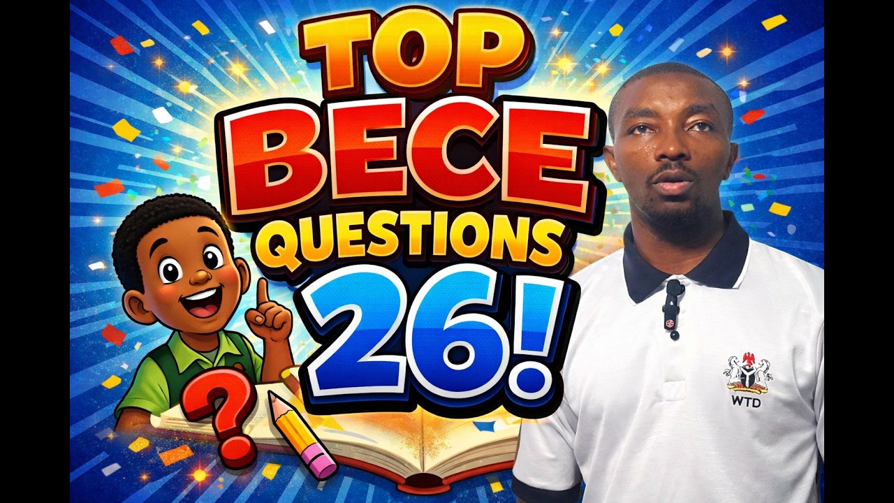 Top BECE Past Questions 26 | BECE Mathematics Revision 2026