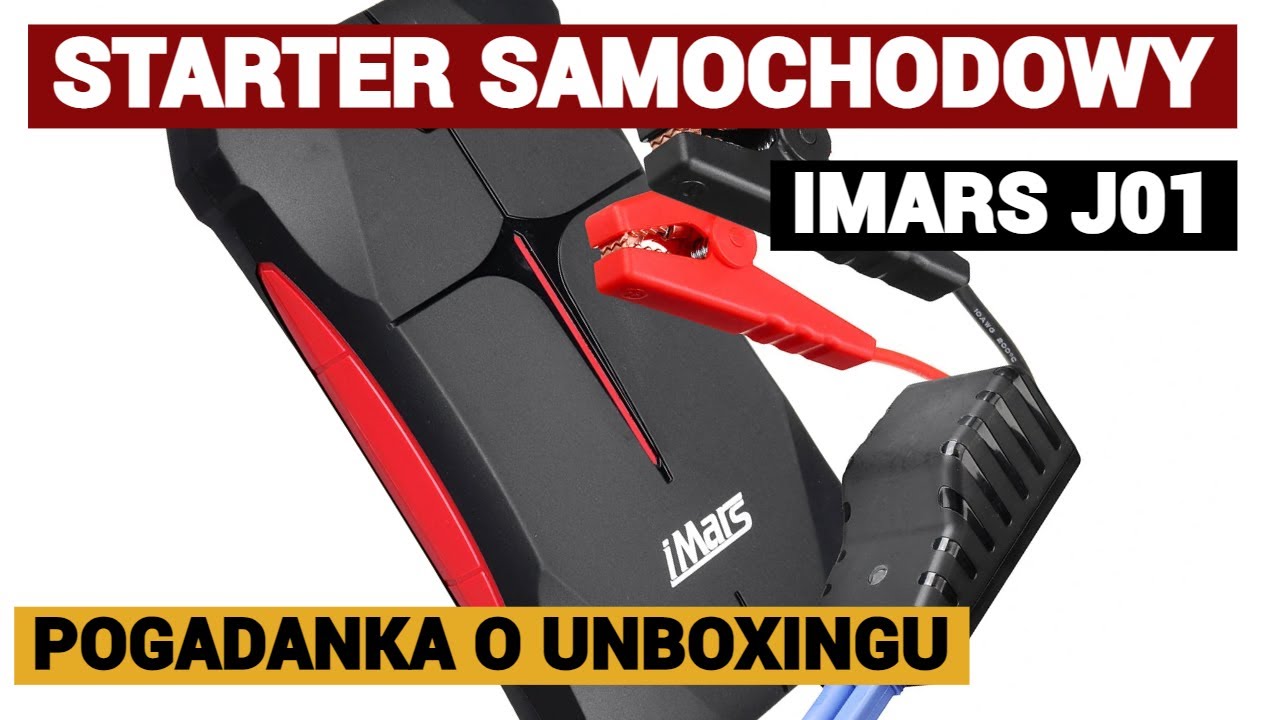 Starter samochodowy - uruchomienie auta ze słabym akumulatorem - IMars J01