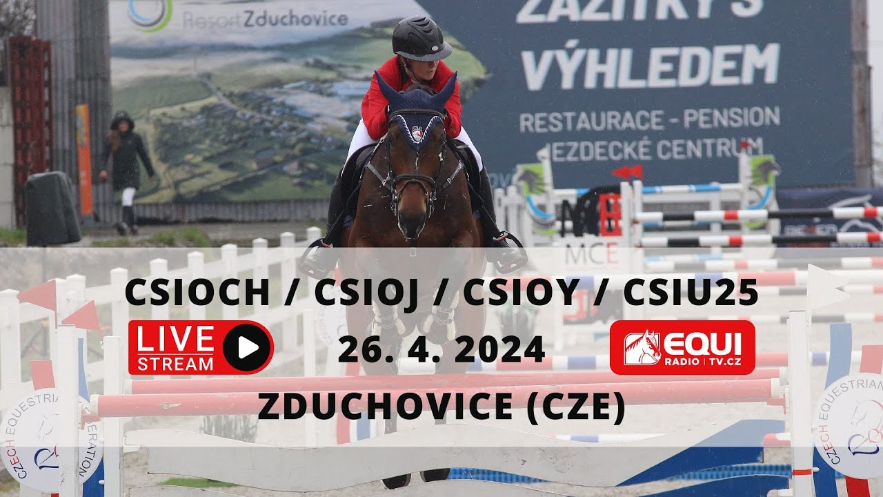 LIVE 🔴 | show-jumping CSIO Zduchovice – 26. 4. 2024