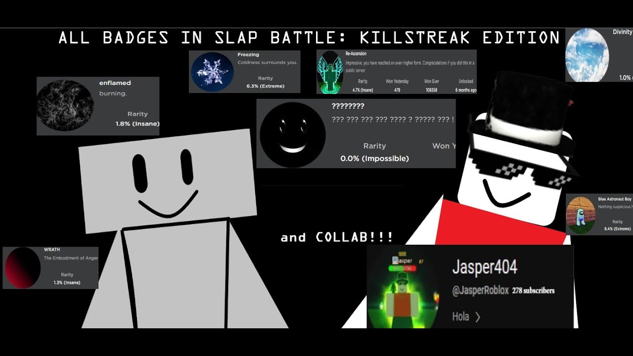 How to get all badges in Slap battles: killstreak edition