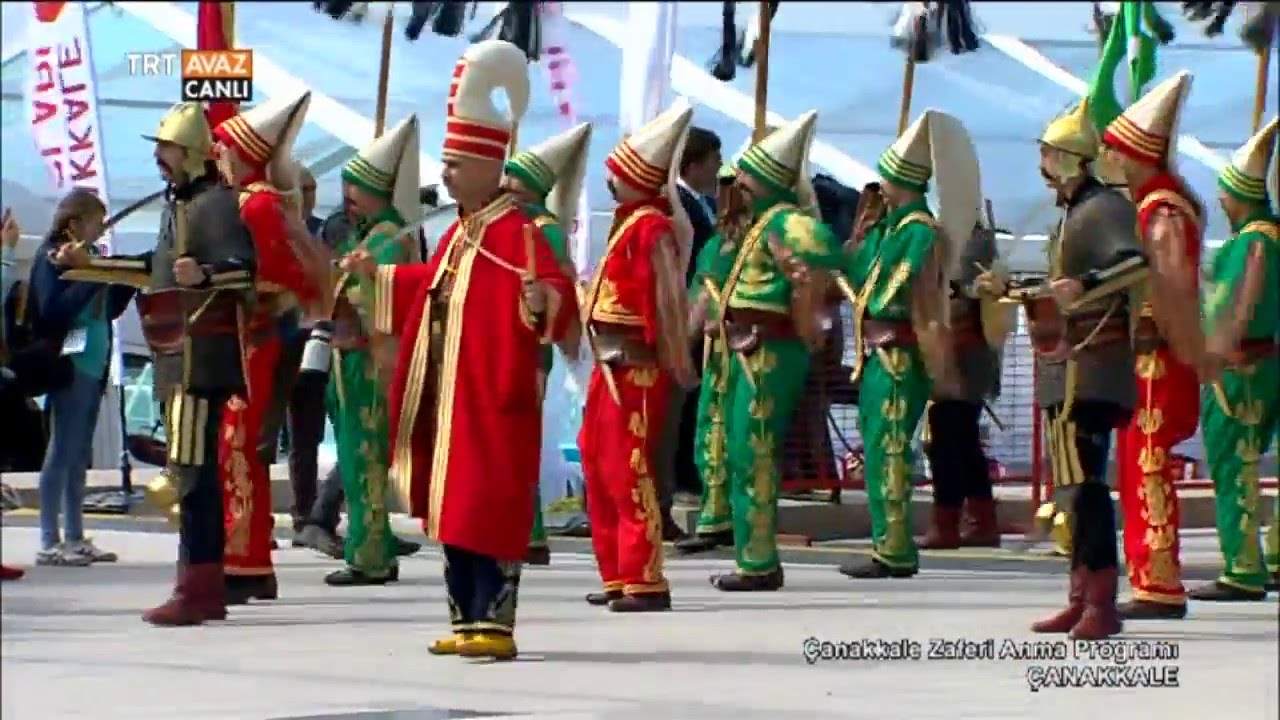 TSK Mehteran Birlikleri - Çanakkale Zaferi Anma Programı 2016 - TRT Avaz