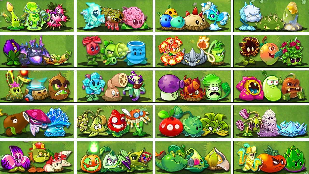 PVZ 2 - 20 Team 3 Plants Random Vs 4 Team Zombies - Which Team Plant Will Win?