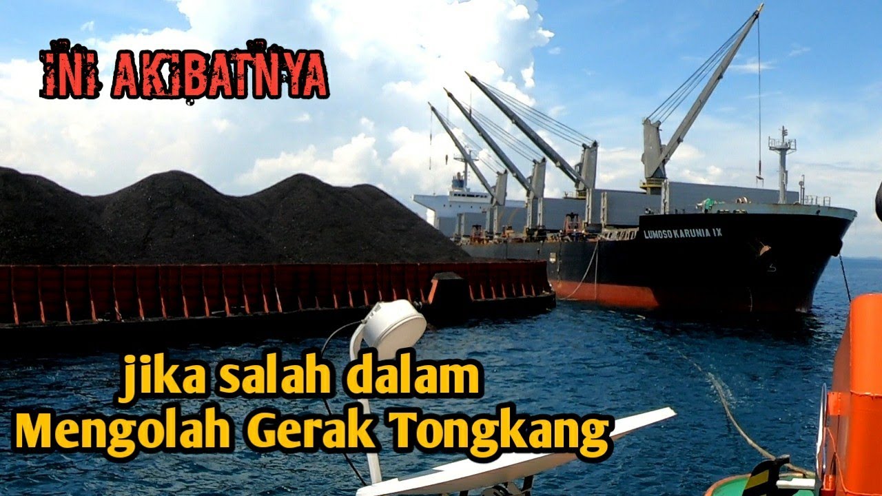 Kapal & Tongkang Terlipat,, Proses Sandar di Mv Lumoso Karunia..
