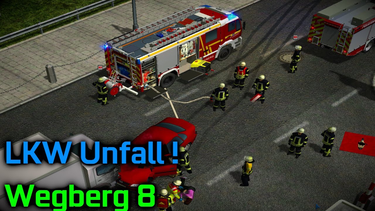Person klemmt nach LKW Unfall | Wegberg 8 Modifikation