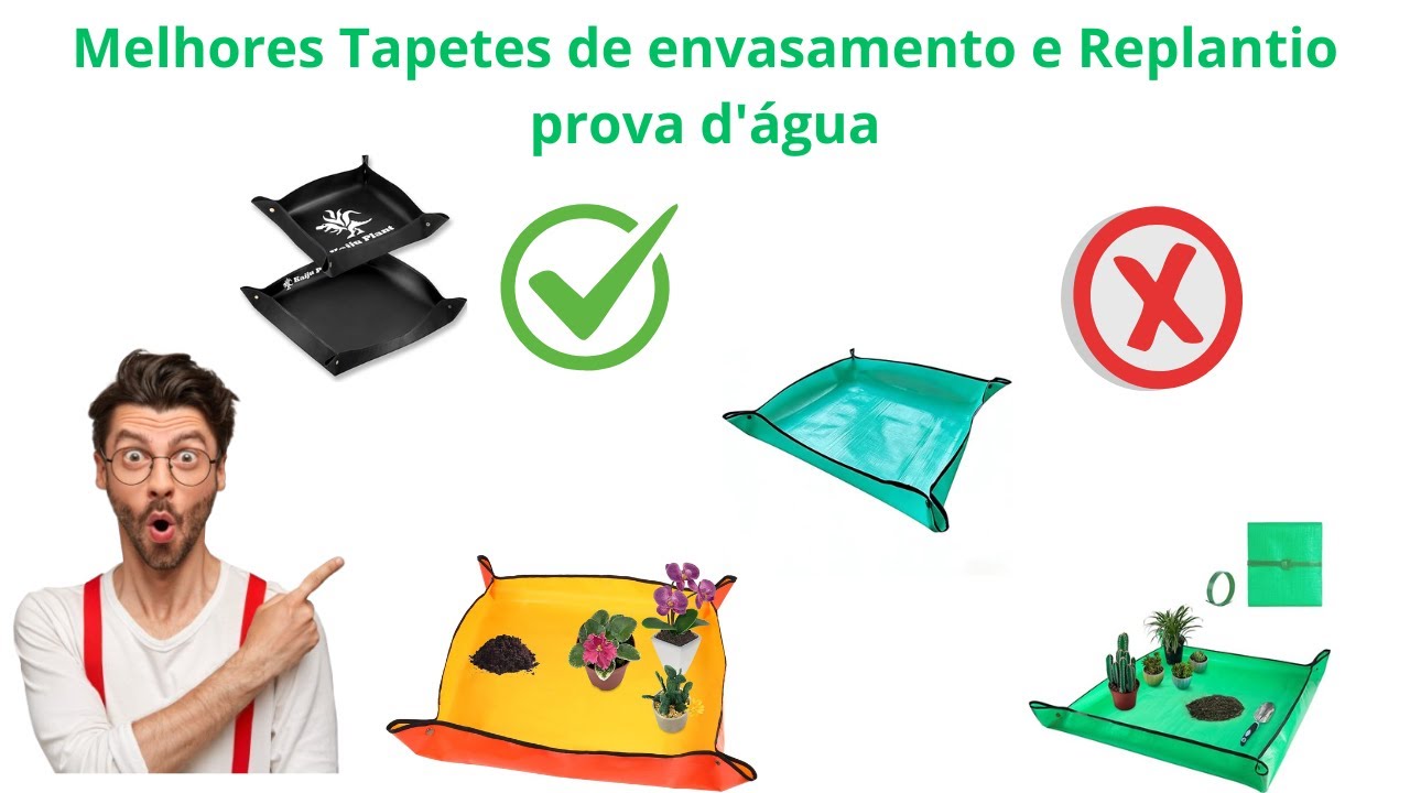 Top  5 Melhores Tapetes de envasamento e Replantio prova d'&aacute;gua