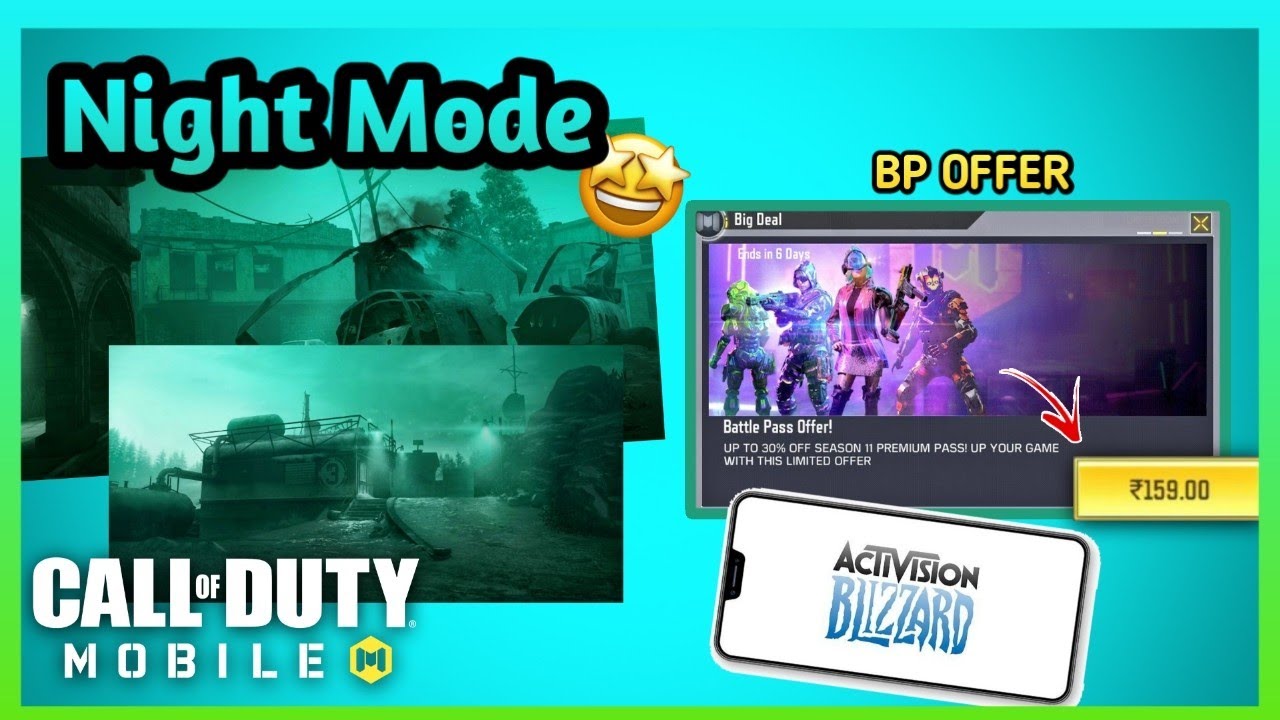 COD Mobile s12 Leaks, night Mode, new Battle Pass offers // jeune Gamer
